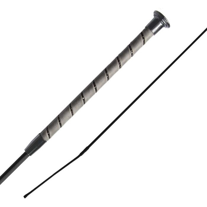 Woof Wear Stealth Dressage Whip WH0014 - Grey / Black